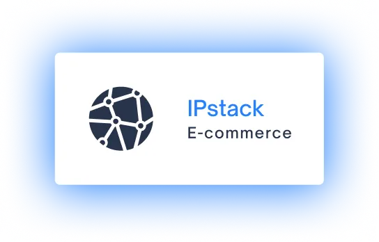 IPstack product card graphic displayed on the APILayer homepage promoting geolocation API